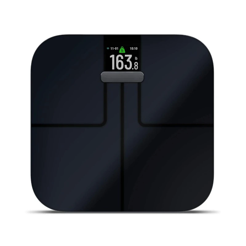 Smart Scale with Wireless Connectivity, Measure Body Fat, Muscle, Bone Mass, Body Water% and More, Black