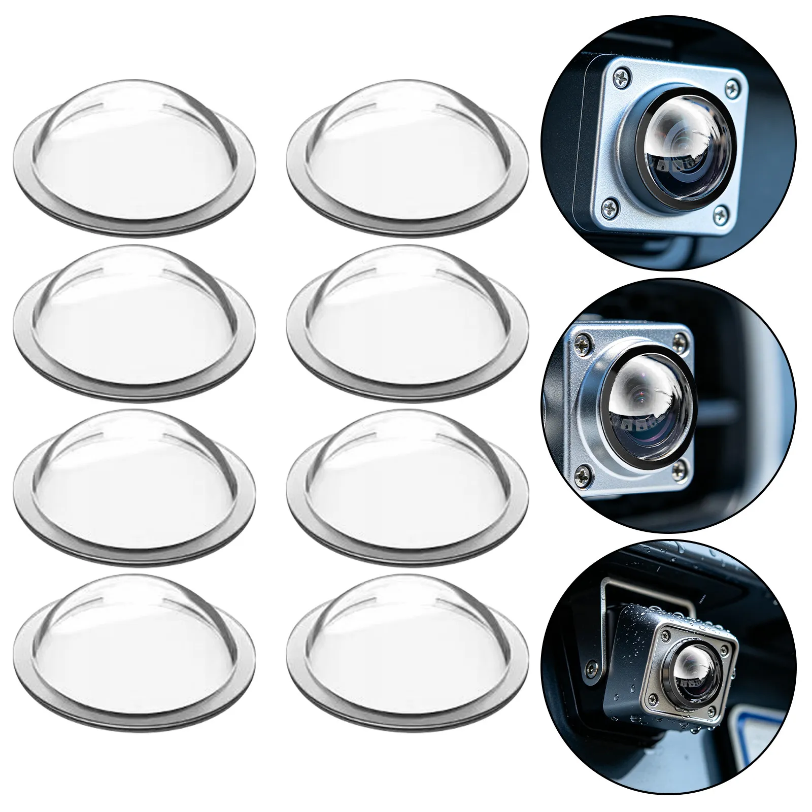 20 Pairs Car Lens Protective Cover Cars Backup Camera for Rain Protector Dome Shield