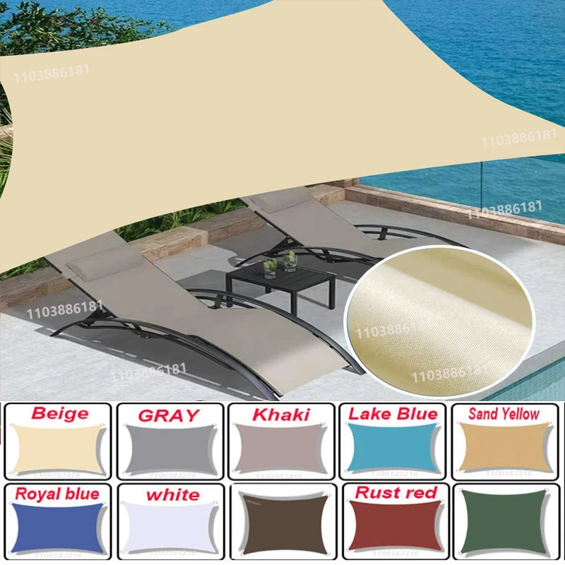 

водонепроницаемый тент. Тень-парус для открытого сада, пляжа, кемпинга, патио, бассейна, тент, палатка, солнцезащитный козырек.