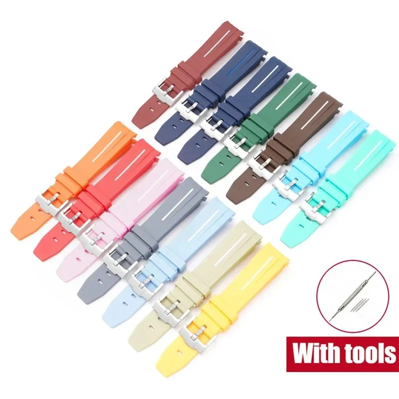 20mm Curved End Rubber Strap for Omega x Swatch MoonSwatch Men Women TPU Sport Waterproof Diving Bracelet Band Watch Accessories
