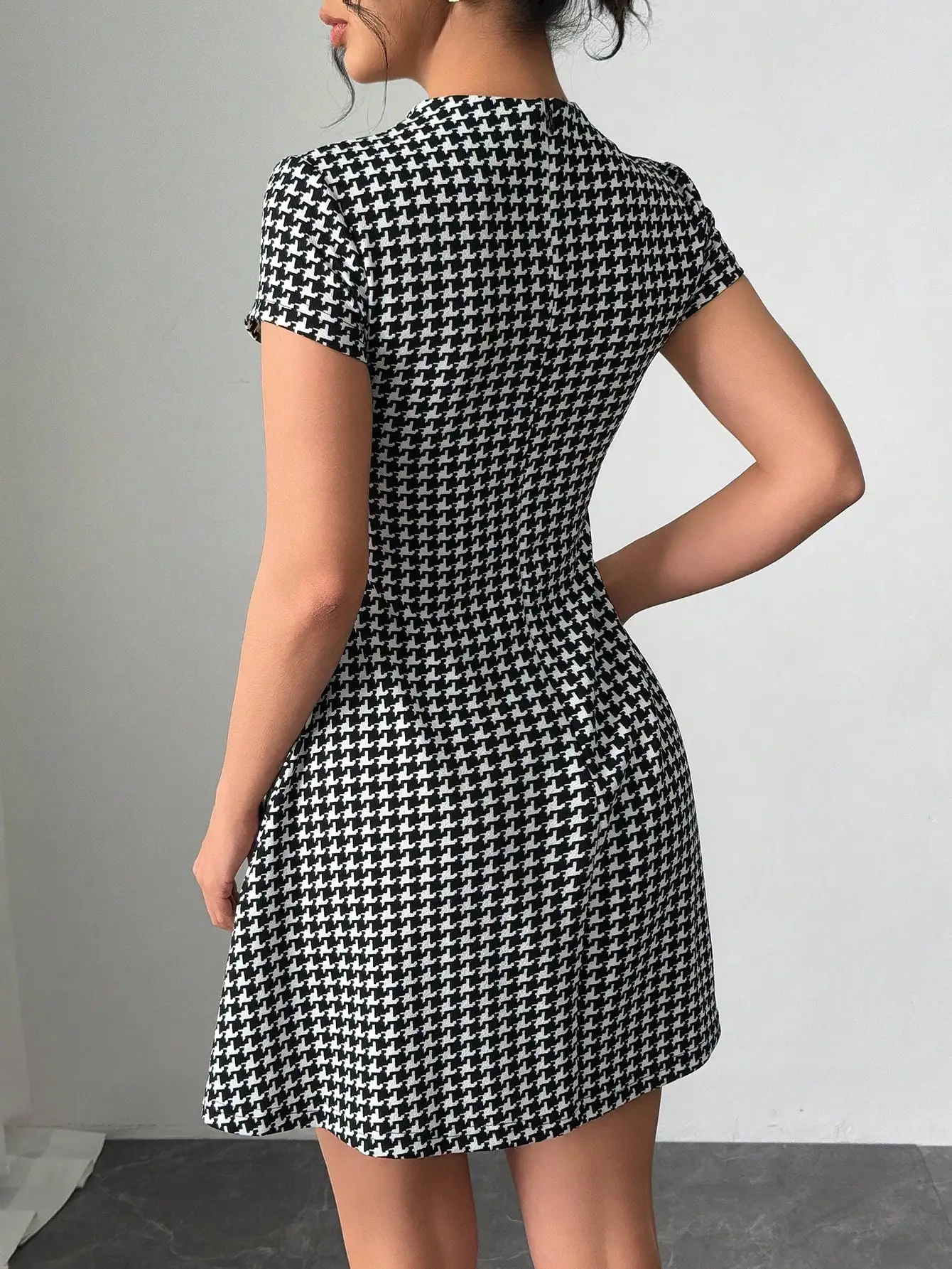 Elegant Women's Faux Pocket Ho - đánh giá và giá French Vintage Floral Midi Dress