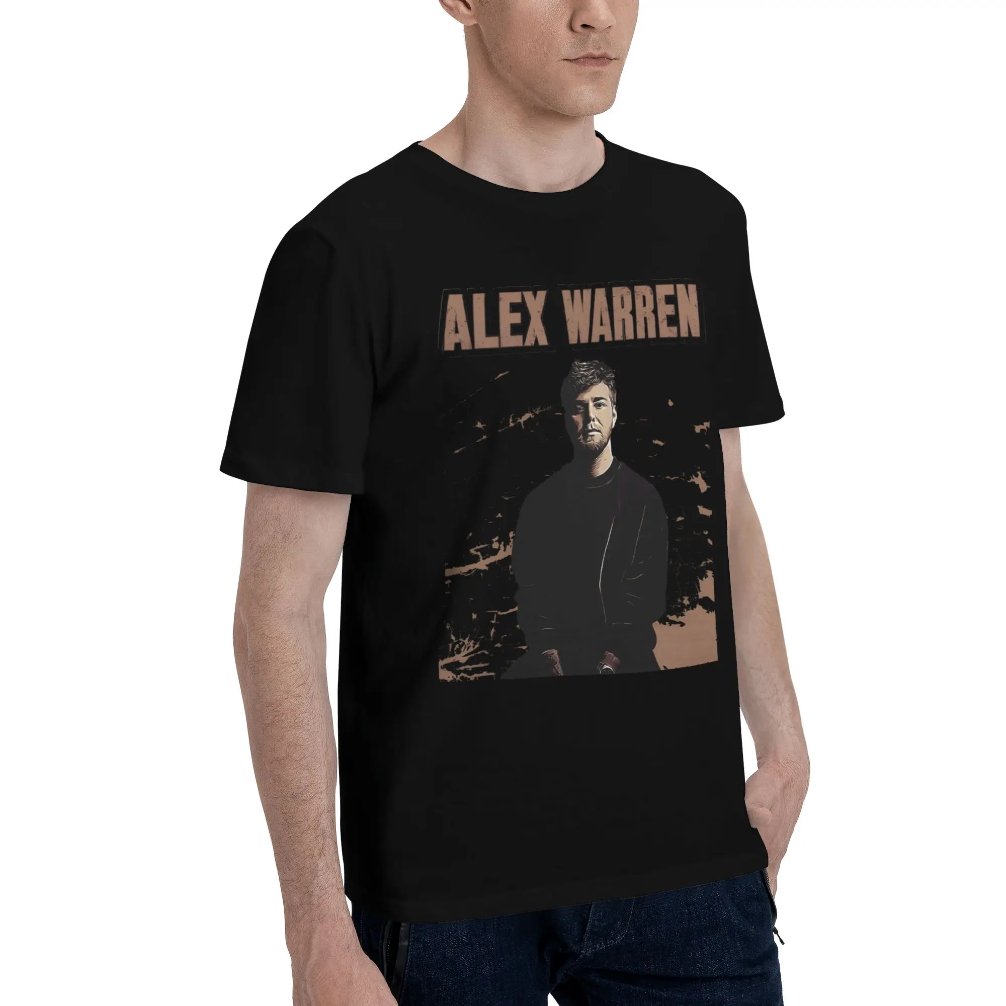 Men Women Printed Alex Warren Little Orphan Live Tour 2026  Tee T Shirt 100% Cotton  T-shirts Clothing