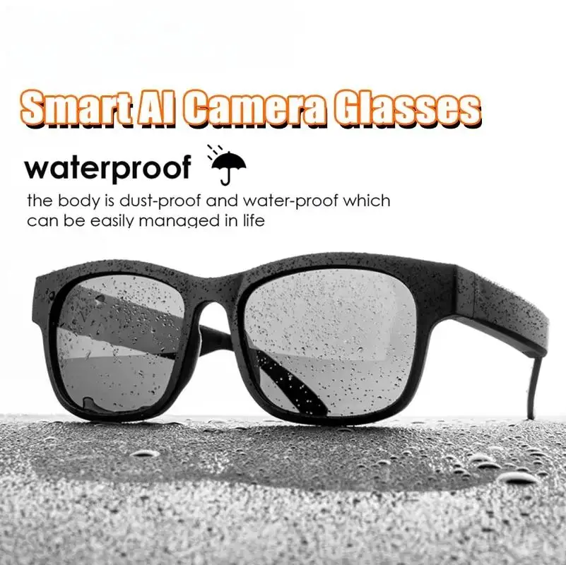 

New Intelligent Al Glasses Audio Dialogue Video Call Real-time Translation Listening Glasses Multi Functional Sunglasses 2025