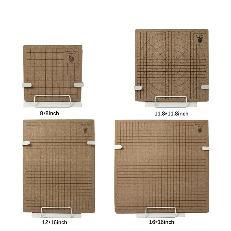 Macrame Board Stand Adjustable Macrame Board Holder Foldable DIY Projects Support For Braiding Cording Bracelet Macrame Tools view 6