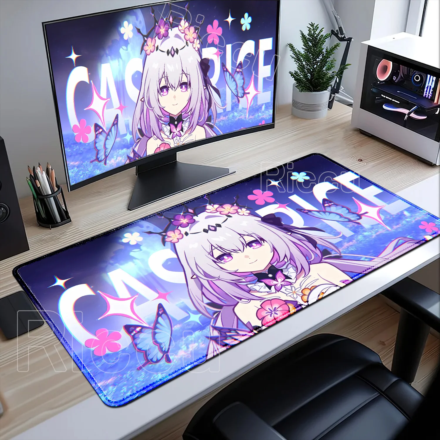 

Kawaii Girls Mouse Mat Game Honkai: Star Rail Castorice Mouse Pad Gamer Large Mousepad Offices Carpet Gaming Laptop PC Desk Mat