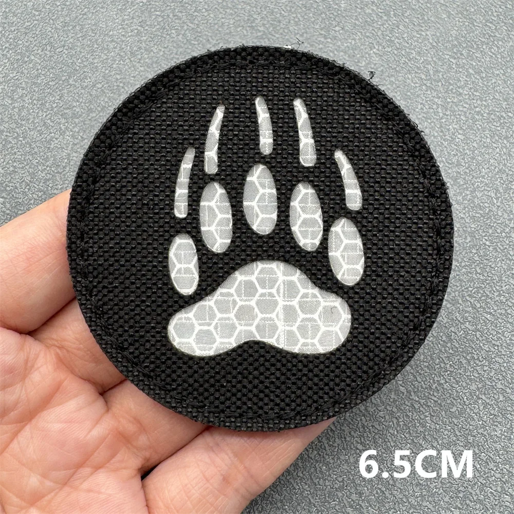 3D Taktische Patches IR Reflektierende Abzeichen auf Rucksack Weste Kleidung Laser Schneiden Embleme Haken Und Schleife Outdoor Ausrüstung – Detail 11