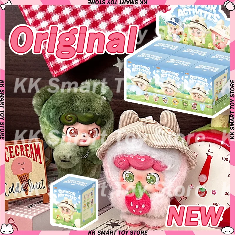 

Совершенно новая подлинная серия Q.Kid Today I Went Out To Play, глухая коробка, плюшевая подвеска, украшение для сумки, милая игрушка, загадочная коробка, подарки, игрушки