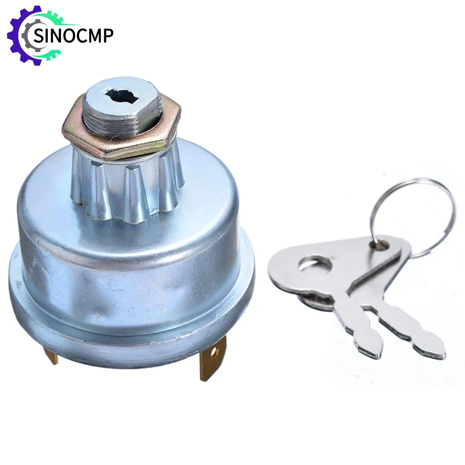 1Set 12V/24V Ignition Key Switch 35670 128Sa For Universal Tractor Plant Lucas Tractor Ignition Starter Switch Parts Replaceable