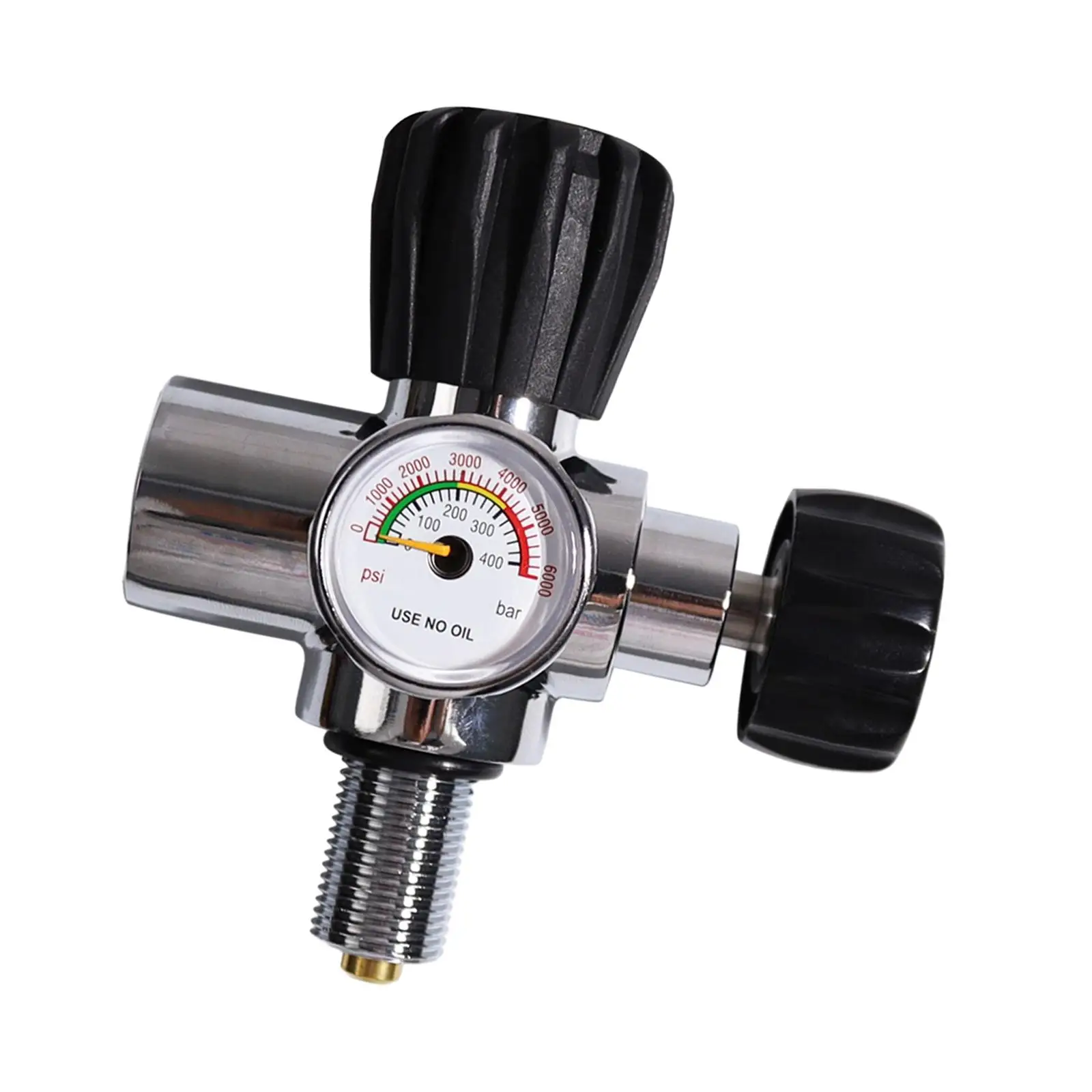 Diving, 6000PSI Pressure Gauge Connector, Diving Regulator Connector, Pressure