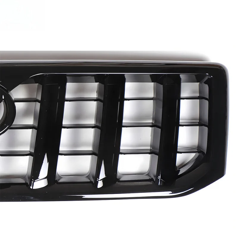 Suitable for Prado FJ120 2003-2009 front face modification, painted black grille