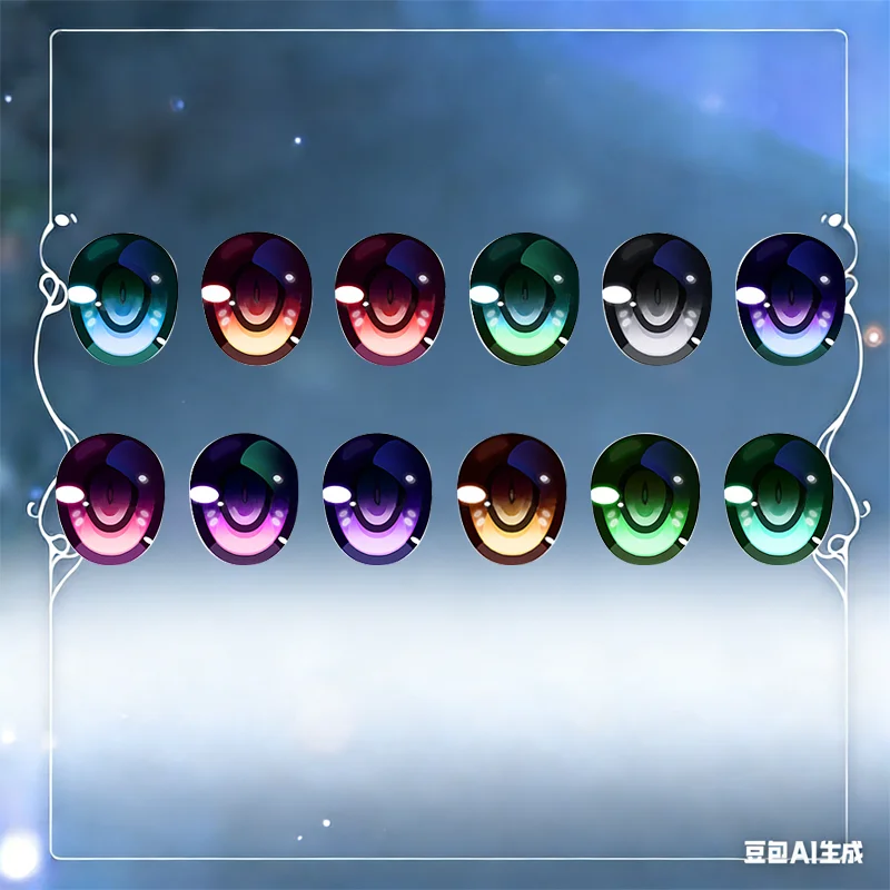 

BJD Eyes doll Metallic effect 10mm-24mm doll acrylic eyes for 1/8 1/6 1/4 1/3 BJD SD DD DollfieDream doll accessories 10mm-24mm