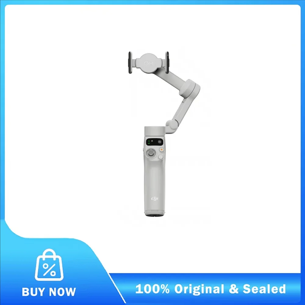 New Osmo Mobile 7 Handheld Gimbal Stabilizer for Smartphone  Native Tracking, Built-in Audio & Multi-Function Lighting Features