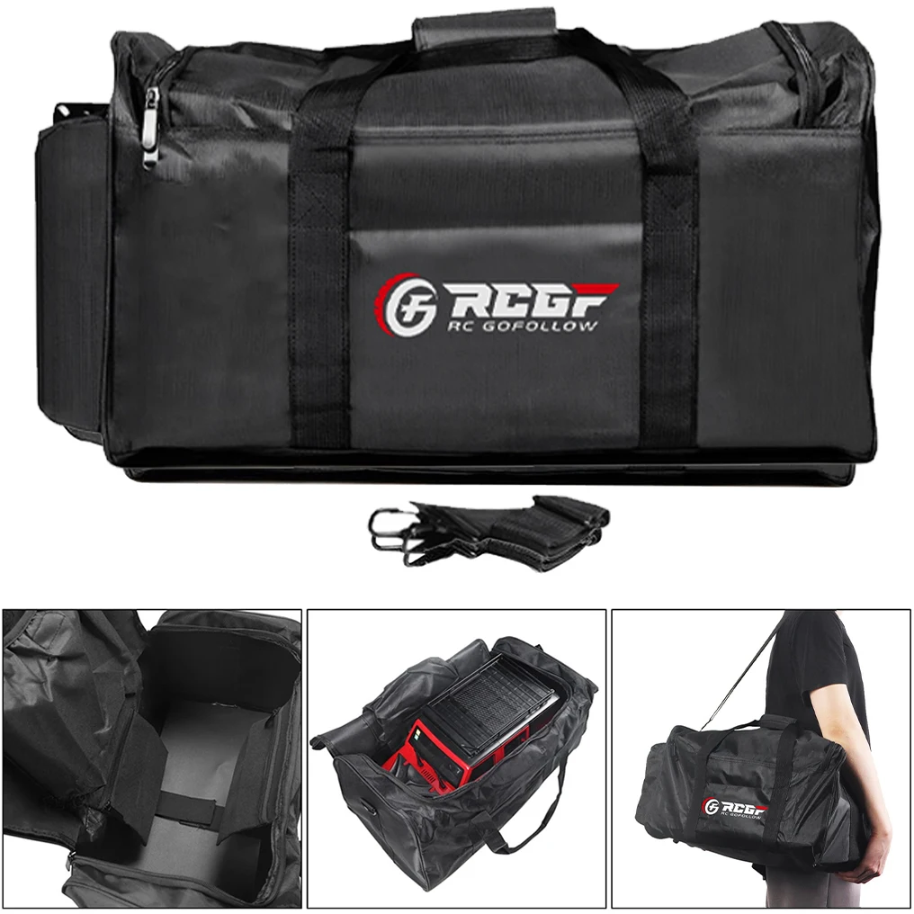 RC Car Portable Carrying Bag for 1/10 1/8 Crawler SCX10 Capra Wrangler TRX4 E-REVO VS4 BRX01 TF2 D90 CC01 YK4082 RGT EX86190