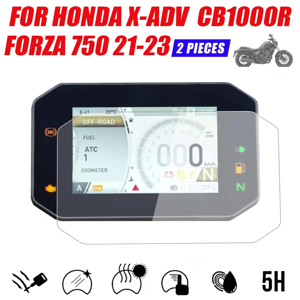 

XADV750 Кластерная защита приборной панели от царапин, пленочный экран для FORZA 750 2021-2023 для Honda CB1000R X-ADV X ADV 750