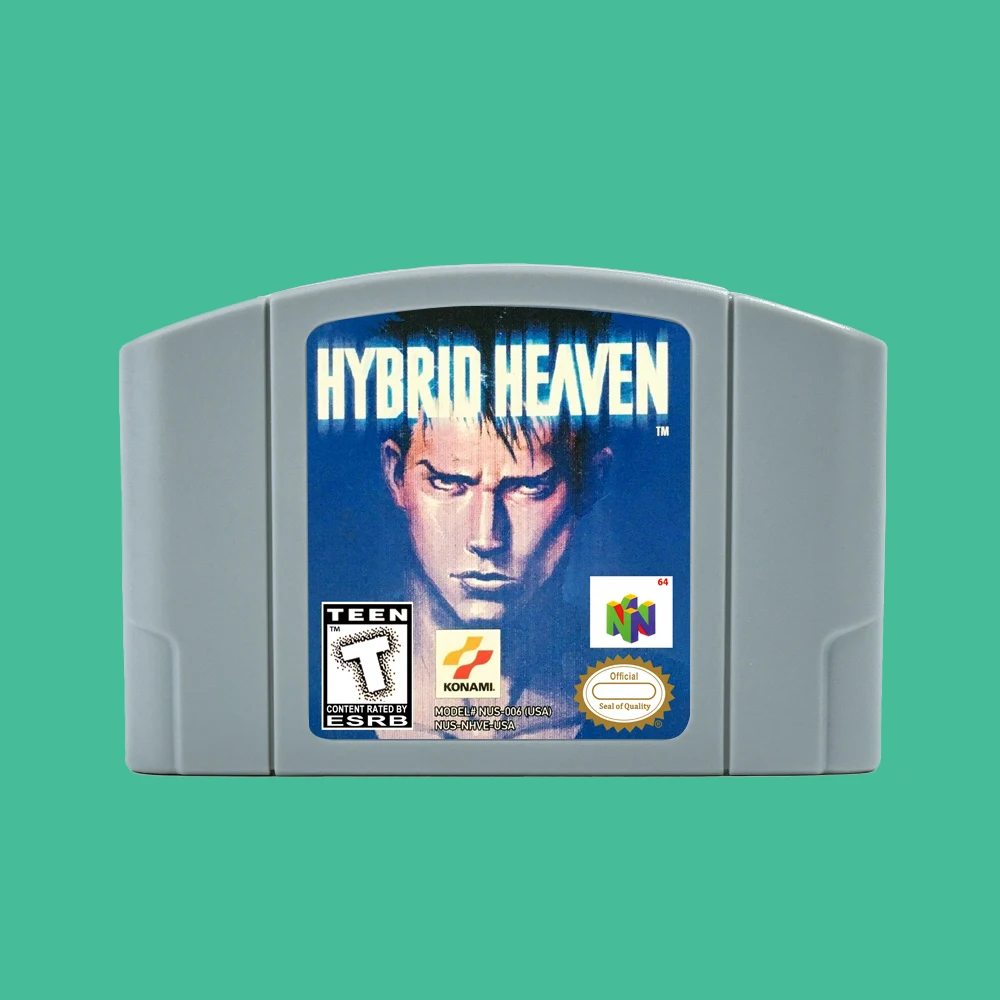 Hybrid Heaven 64 Bit Game Cartridge USA NTSC version or EUR PAL version For N64 Consoles