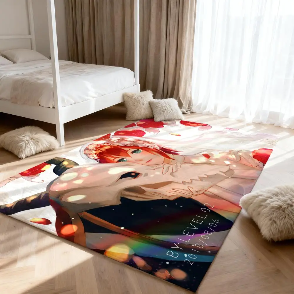 

cool Ancient M-Magus Bride Floor Mat Soft Thickened Absorbent Non-Slip Bedroom Living Room Door Mat Home Decor Flannel Rugs