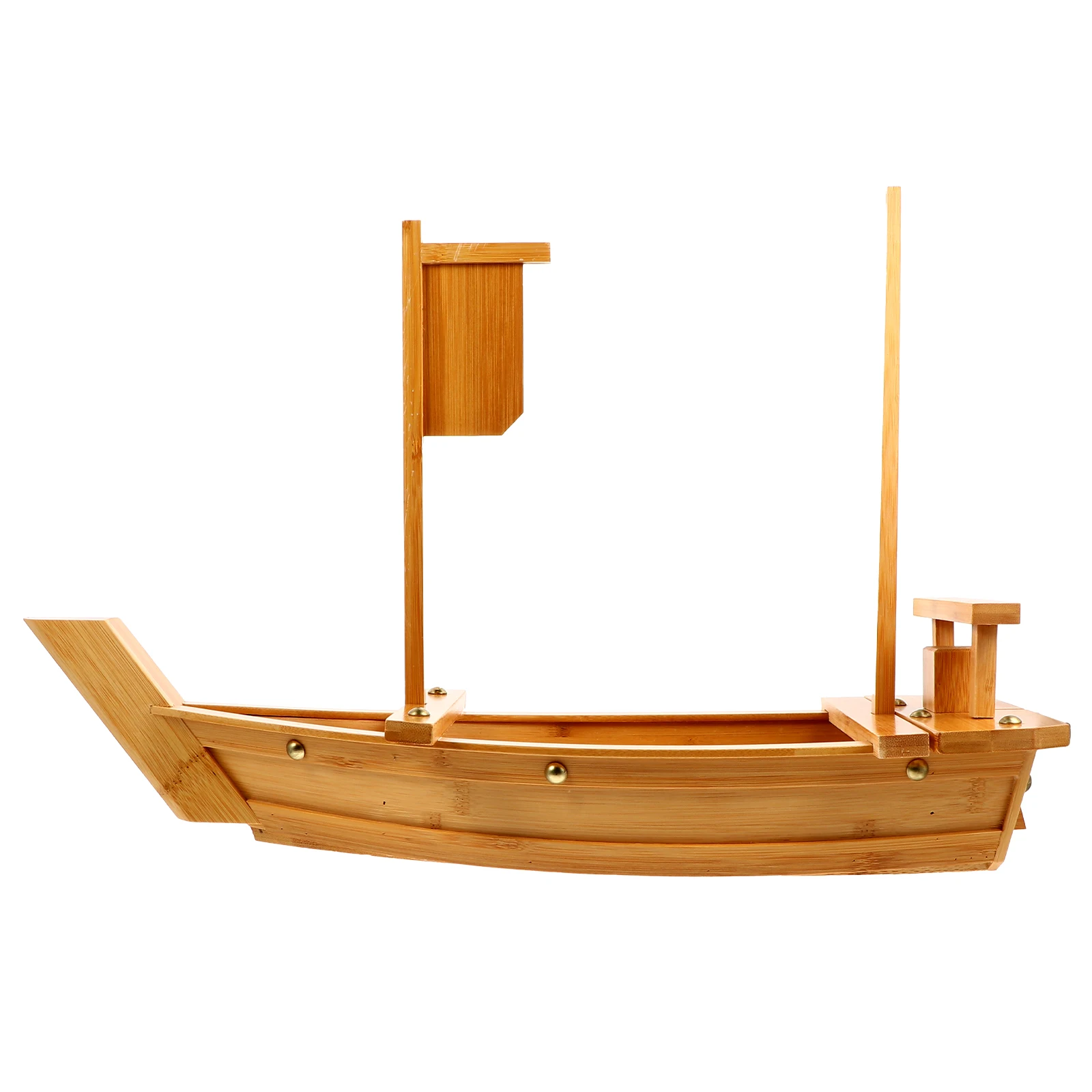 

Sushi Plate Sashimi Appetizer Plate Bamboo Tray Food Tray Boat Shaped Snack Tray
