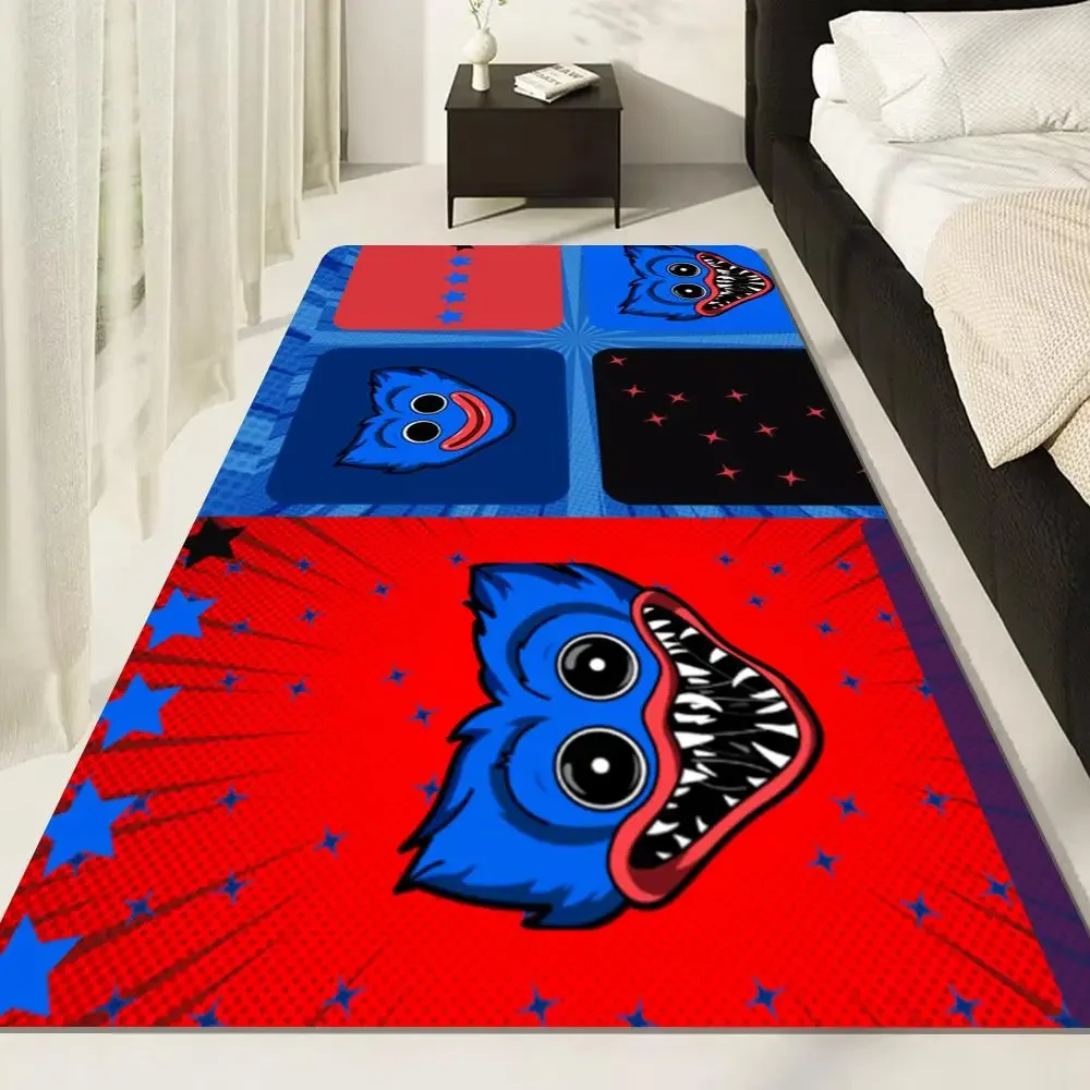 P-POPPYS PLAYTIME H-Huggy-Wuggyes Floor Mat Bathroom Mat INS Style Soft Bedroom Floor House Laundry Room Mat Anti-skid Welcome