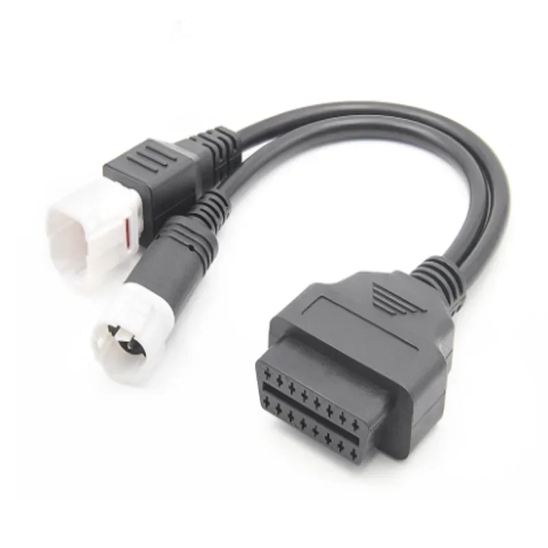 Suitable for Yamaha 3pin 4pin Suitable for honda 6pin OBD2 Cable Adapter OBD 2 Extension cable Motor 3 IN 1 Motorcycle
