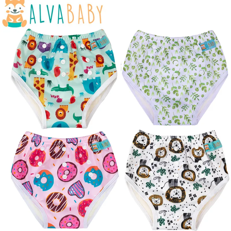 U Pick ALVABABY Training Pant Reusable Bamboo Training Pant Washable Potty Training Diaper