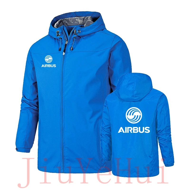 AIRBUS AVIATION Flight Outdoor Jacket Airbusfan A320 Men Outdoor Hiking Jackets Waterproof Hooded Windbreaker Coat Jackets