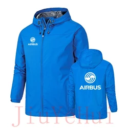 AIRBUS AVIATION Flight Outdoor Jacket Airbusfan A320 Men Outdoor Hiking Jackets Waterproof Hooded Windbreaker Coat Jackets