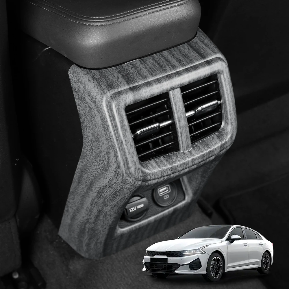 1PCS For Kia K5/K5 2021-2026 LHD/RHD ABS Rear Air Vent Cover Trim Air Conditioning Outlet Frame Car Accessories
