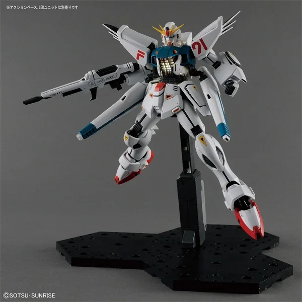 Disponibile Bandai MG 1/100 F91 Gundam 2.0Ver Action Figure GUNPLA Ragazzi Giocattolo Mecha Modello Regalo Kit di Montaggio Da Collezione