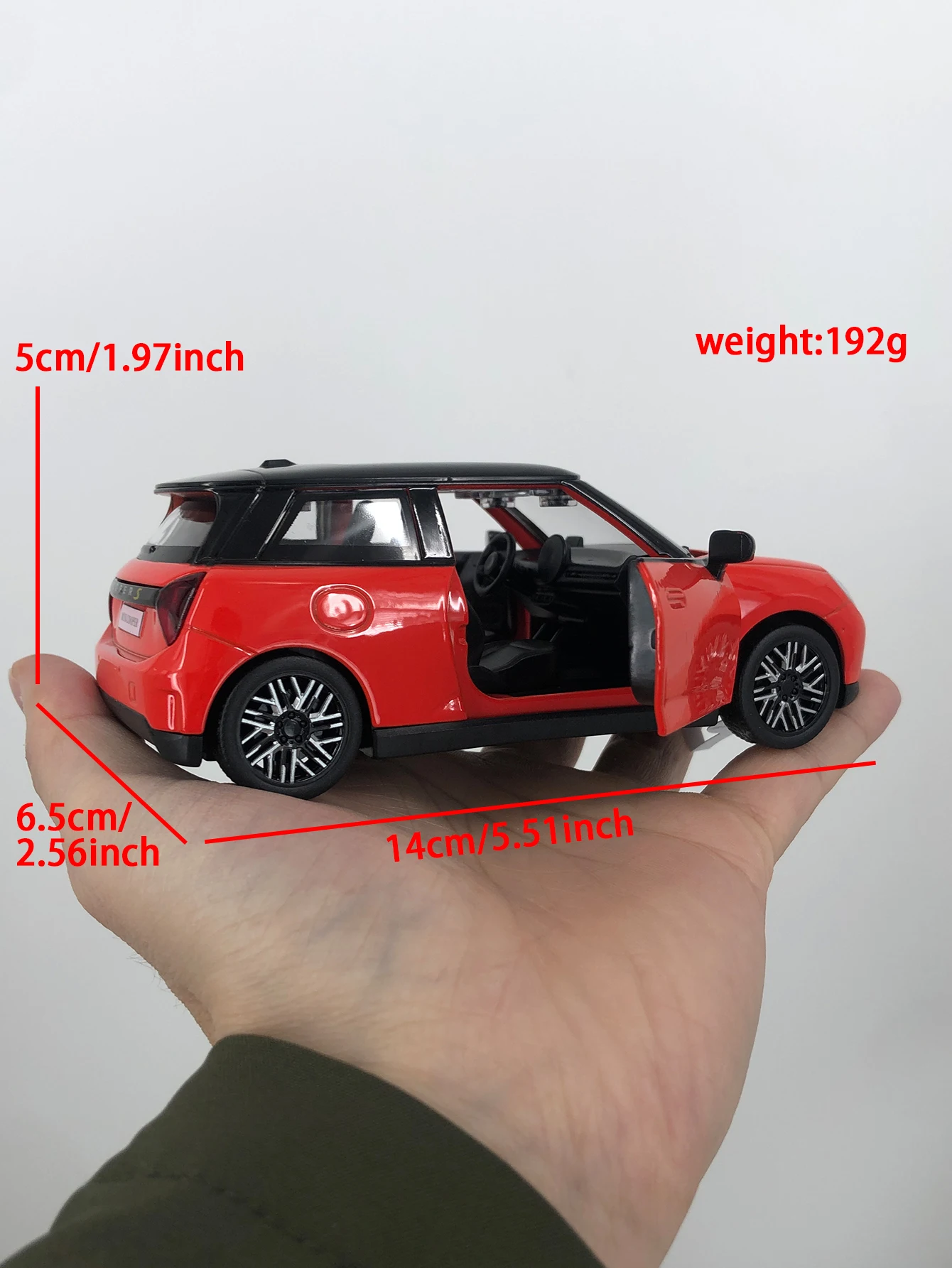 1:28 Simulation Zinklegierung BMW MINI Cooper, statisches Modell, Sammlerstück-Geschenkauto aus Metall
