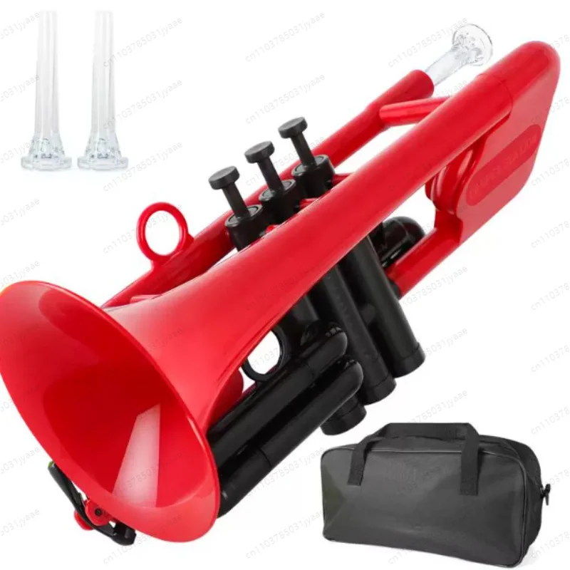 American  short trumpet beginner cornet children adult plastic cornet B flat C wind instruments