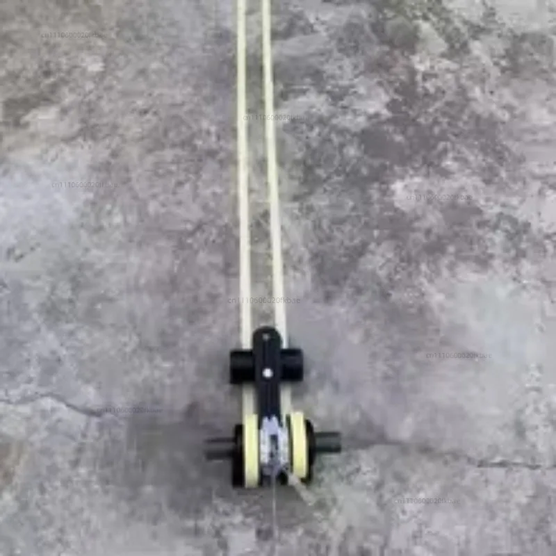 Scribing Artifact Basketball Court Line Drawer Masking Paper Pasting Machine, Adjustable Spacing, Masking Tape Applying