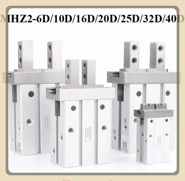 

MHZ2 10D 16D 20D 25D 32D 40D MHZ2-6S MHZ2-10C SMC Type Double Single Acting Pneumatic Cylinder Parallel Air Gripper