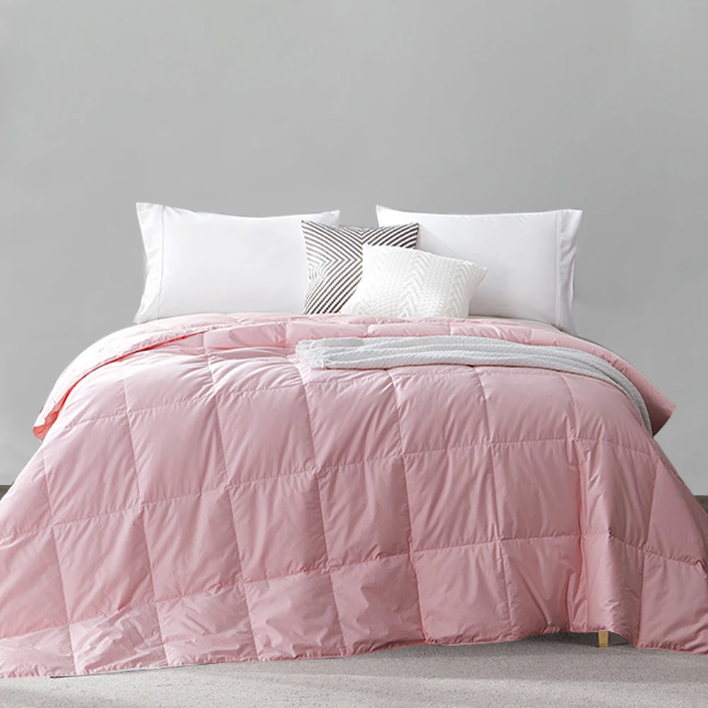 Peter Khanun 100% Goose Down Duvet Insert Lightweight Down Comforter All Season Down Quilt Soft and Breathable