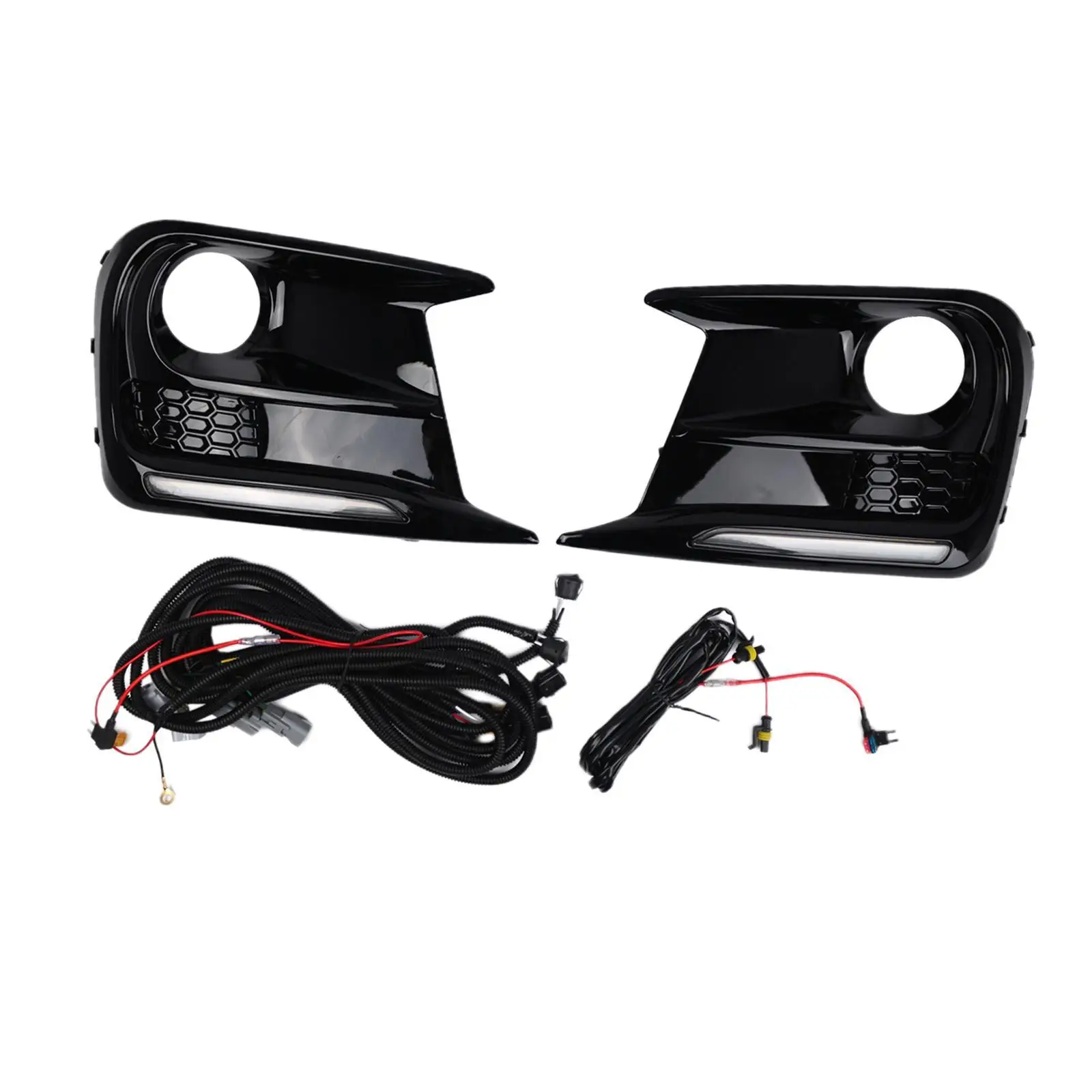 

Fog Light Bezel Cover 57731VA380 Accessories Replacement Fog Light Set with Foglamp Bezel Covers for Subaru WRX Sti 18-21