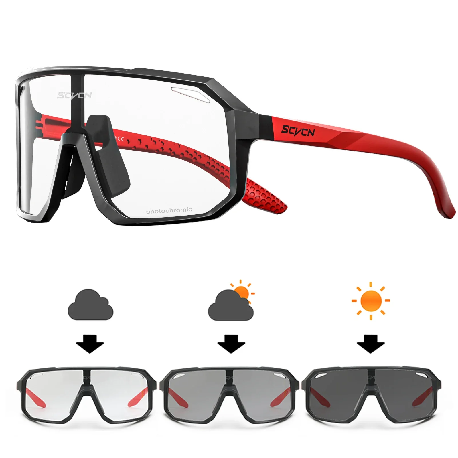 Photochrome Radfahren Sonnenbrille MTB Gläser Rennrad Radfahren UV400 Brille Männer Frauen Outdoor Fahrrad Sport Brillen Neue