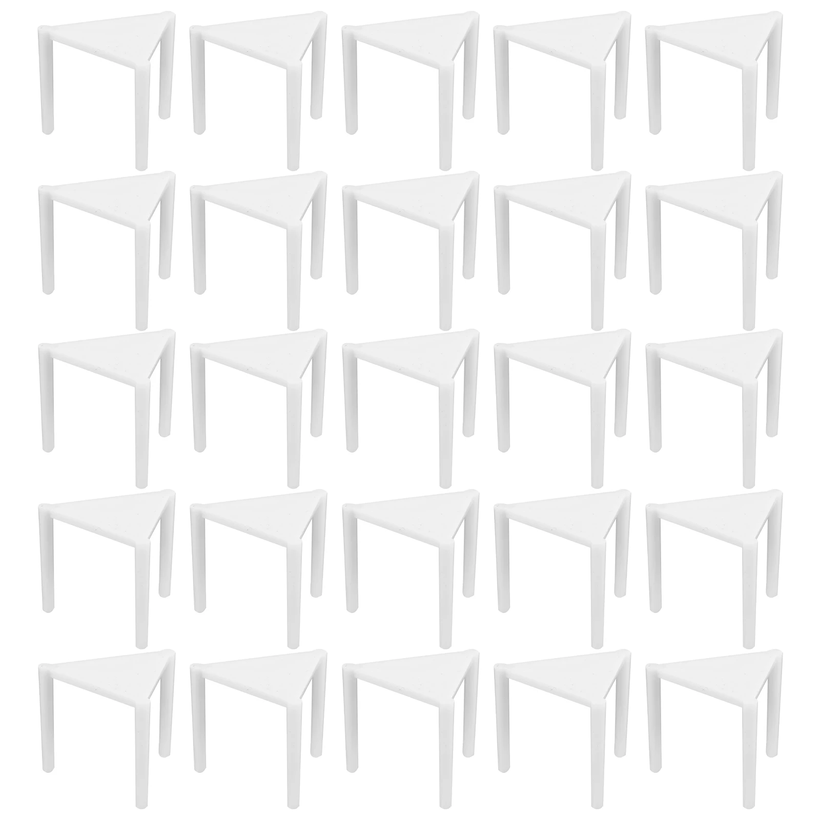

100 Pcs Plastic Pizza Stand Tripod Rack Baking Supplies Home Restaurant Hotel Pizzeria Cafe Lightweight Storage
