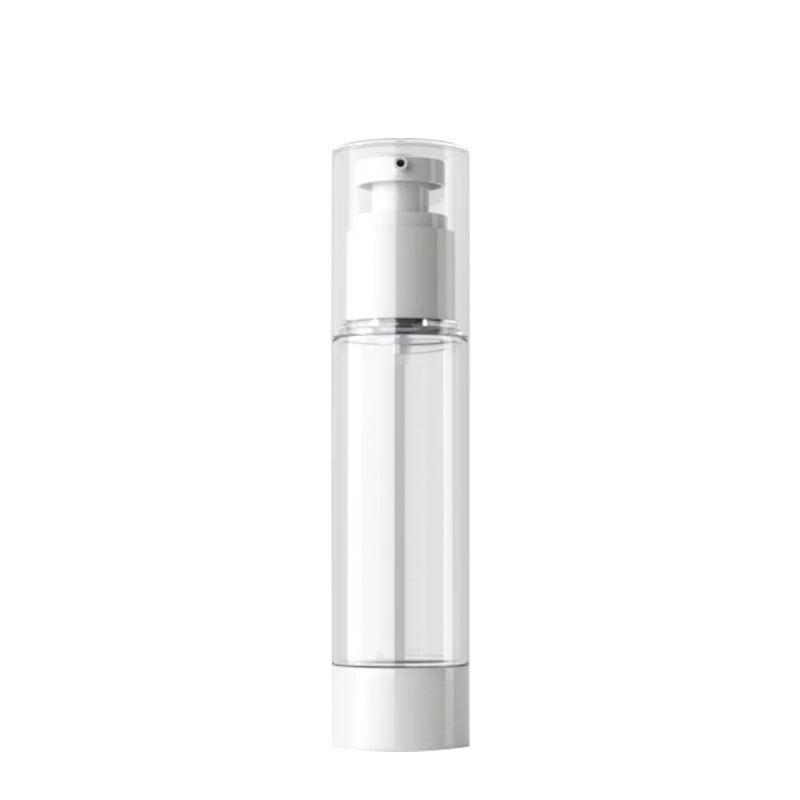 

15ml/30ml/50ml/80ml/100ml Airless Lotion Cream Pump Bottle Refillable Empty Clear Travel Containers Liquid Vacuum Press Jar