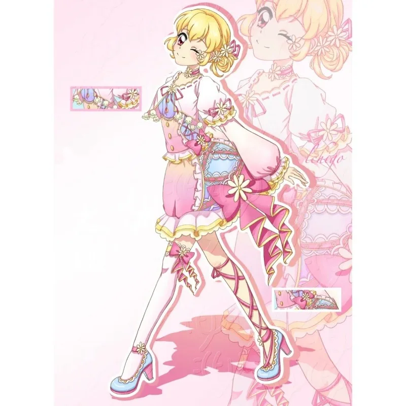 

New Hoshimiya Ichigo Acrylic Stand Figure Aikatsu！Anime Peripheral Cute Cartoon Room Office Desktop Ornament Gifts Collection