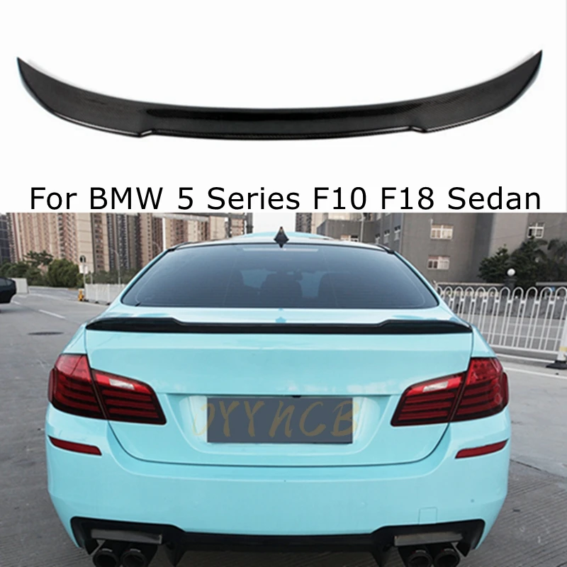 

Для BMW 5 серии F10 F18/F10 M5 седан 3D/AC/CS/M4/M5/P/PRO/PSM/R стиль задний спойлер из углеродного волокна крыло багажника 2009-2017