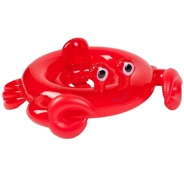 Summer Children's Water Entertainment Inflatable Swimming Circle Crab Swimming Circle Baby Water Toys Baby Floating Circle