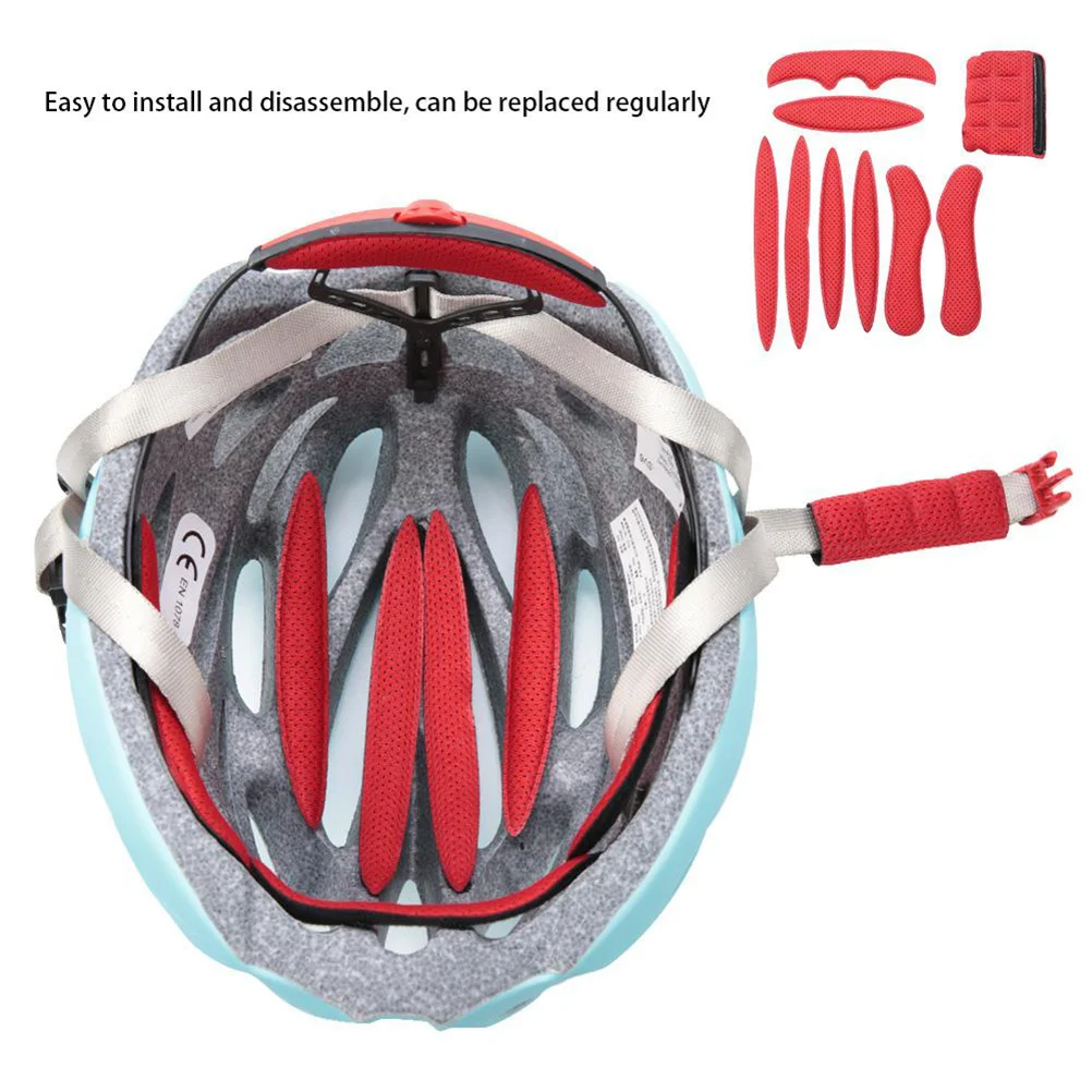 

1Set Anti-Impact Sponge Pad Comfort Liner Moisture-Wicking Cooling Mat for Outdoor Riding Safety Gear Accessory Red