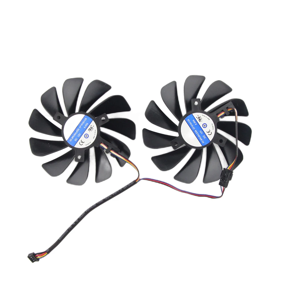 For HIS RX5700 5700XT 8GB IceQ X2 FDC10U12S9-C Graphics Card Cooling Fan 95mm