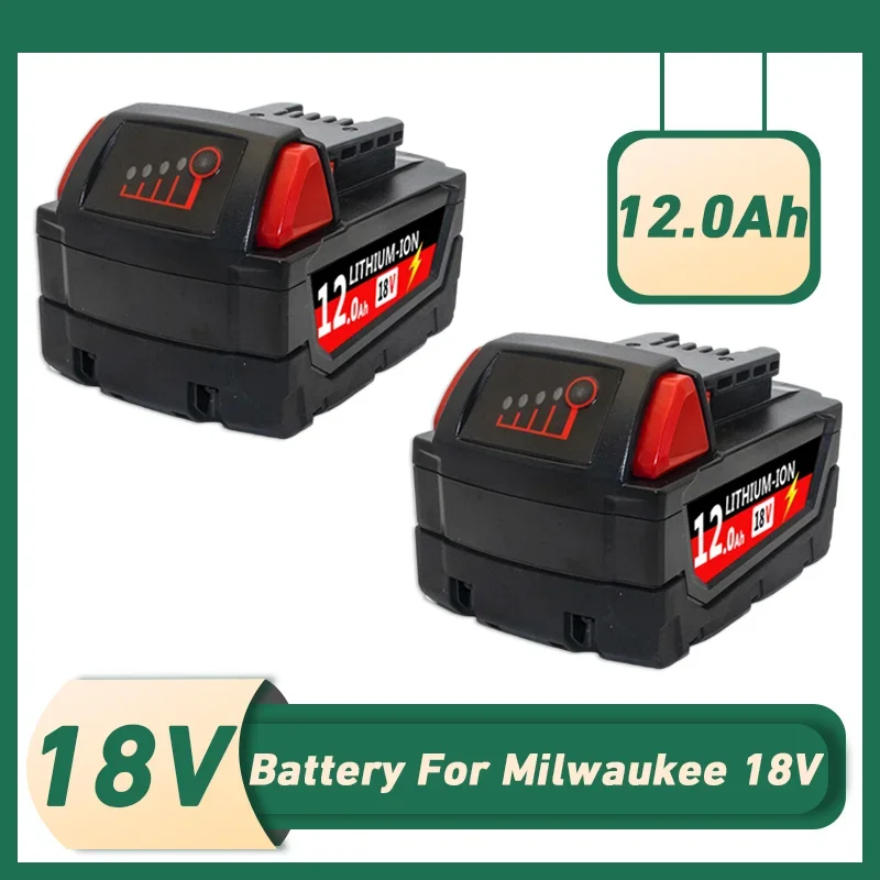 

Литий-ионный аккумулятор 48-11-1860 для Milwaukee M18 M18B6 18V XC 9Ah 6Ah 12Ah