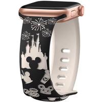 Engraved Floral Straps For Apple Watch band 44mm 49mm 45mm 41mm 40mm 38mm correa Bracelet iWatch Series ultra 2 9/8/7/6/3/SE/10