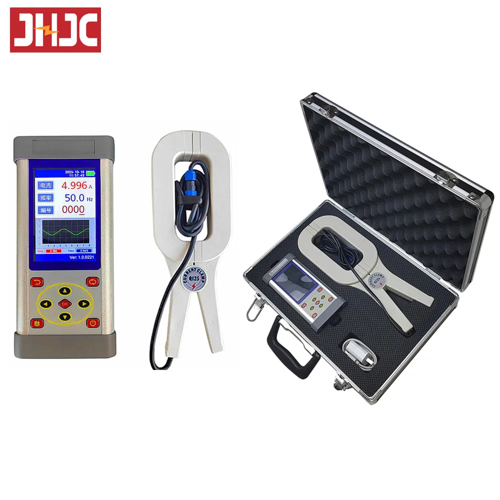 Portable Ground Earth Leakage Meter Grounding Current Tester Ground Earth Fault Detector 10A Leakage Ammeter With Data Storage