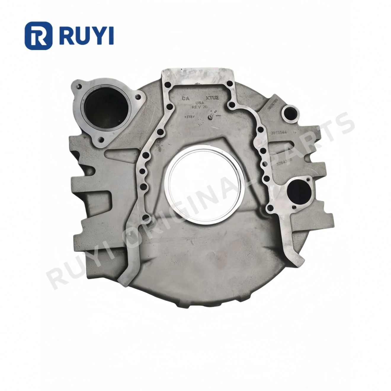For New 3913344 3906766 3284360 Flywheel Housing Cover for HINO H07D Generator High Quality Steel 380mm