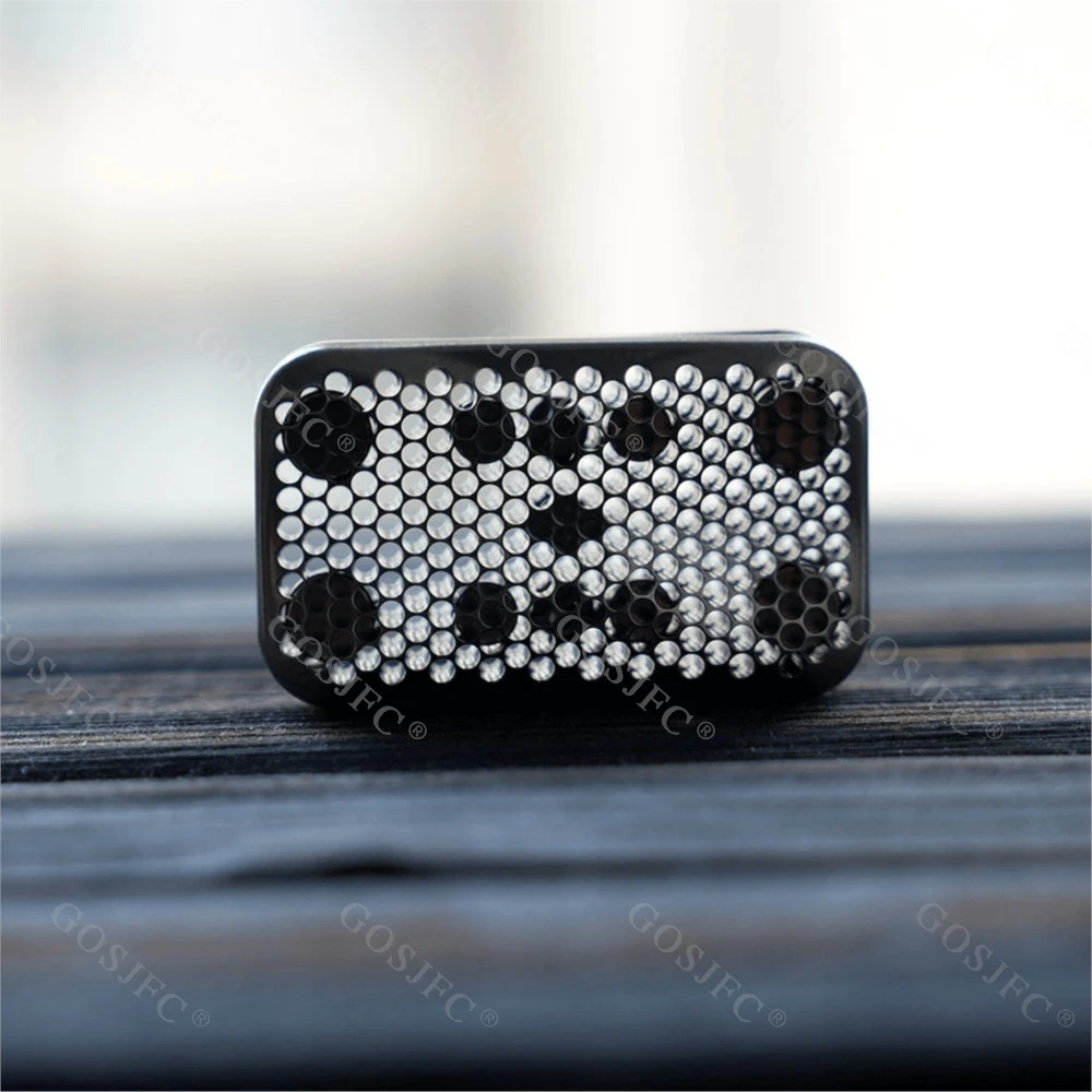 Dense de corail ajourée en titane, curseur de poussée illimité, jouet anti-Stress pour adultes