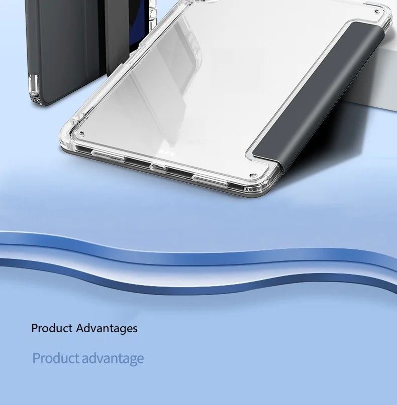 Für Huawei MatePad Honor Pad 13,2 12,2 12,1 11,5 11 10,8 10,4 Zoll Acryl Dreifach Faltbare Anti-Biege-Hülle – Detail 2