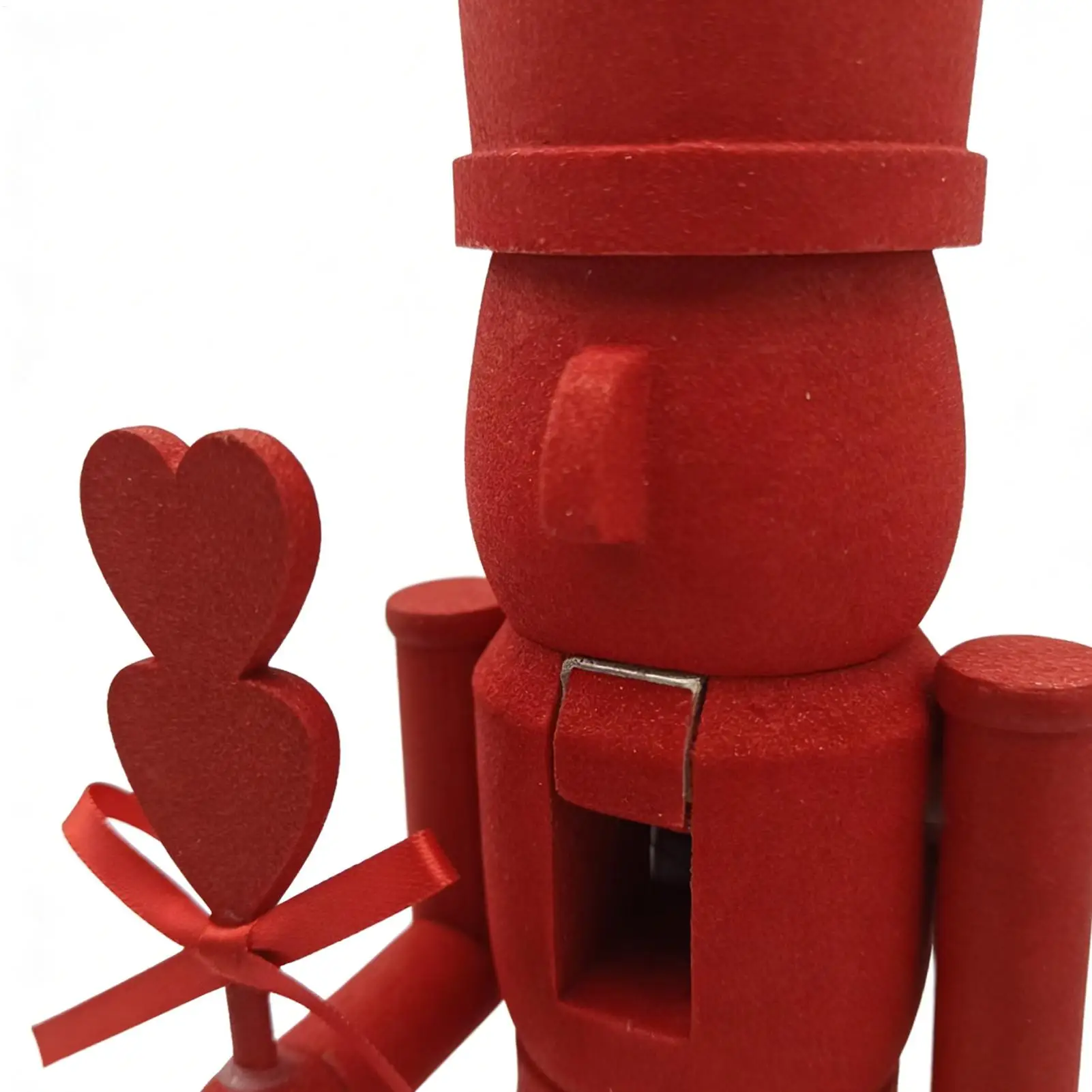 

Деревянный Щелкунчик 14,2 дюйма Сердце Любовь Солдат Деревянное Сердце Щелкунчик Для Рождества Праздничный День Святого Валентина Вечеринка