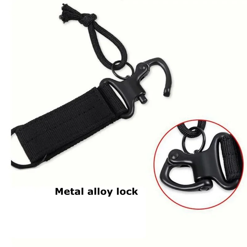 3pcs Pull-pin Lock Key Chain Safety Belt Safety Lock Belt Loop Clip Key Chain Holder Belt Hook Camping and Outdoor Key Chain